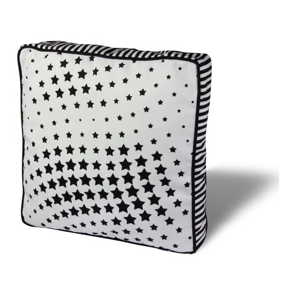 Poduszka na krzesło z wypełnieniem Gravel Star Wave, 42x42 cm