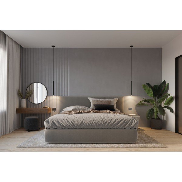 Czarna lampa wisząca Sollux Fideus Single-image-3