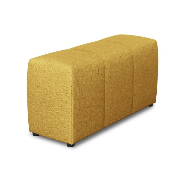 Żółty podłokietnik do sofy modułowej Rome – Cosmopolitan Design