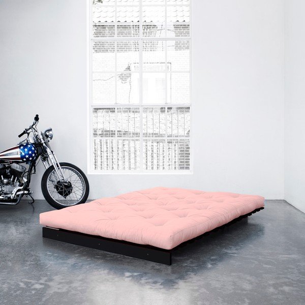 Sofa wielofunkcyjna Karup Roots Wenge/Pink Peonie-image-1