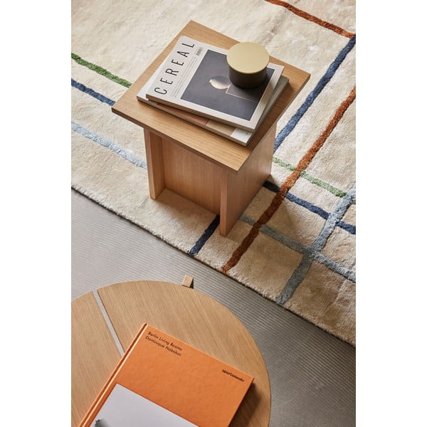 Stolik w dekorze dębu 35x35 cm Straight – Hübsch-image-1