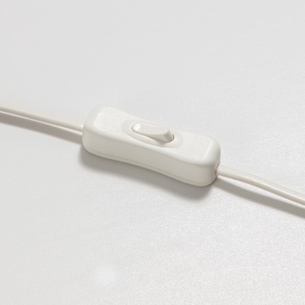 Biało-naturalna lampa stołowa z tekstylnym kloszem (wys. 28 cm) Eshe – Kave Home-image-4