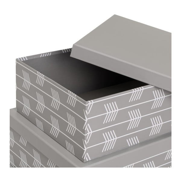 Kartonowe pojemniki z pokrywką zestaw 15 szt. Route – Casa Selección-image-1