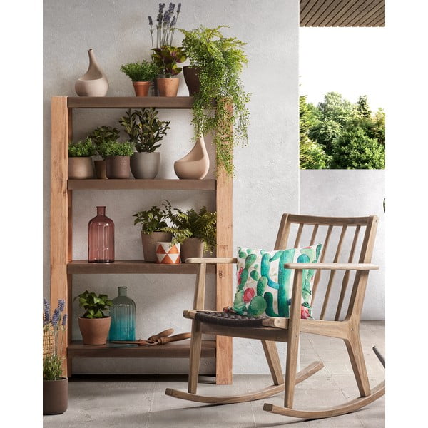 Zestaw 3 ciemnobrązowych doniczek z cementu La Forma Lux-image-4