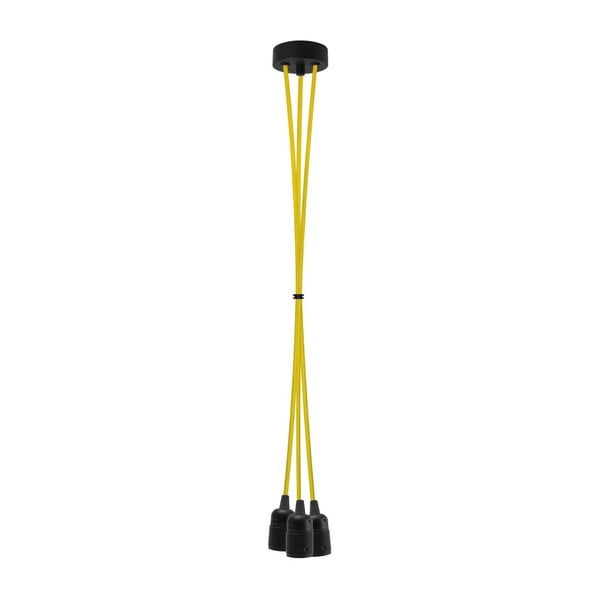 Trzy wiszące kable Uno, żółte/czarne