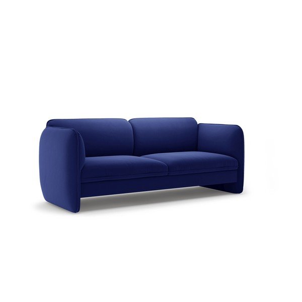 Niebieska aksamitna sofa 204 cm Georgia – Micadoni -image-2