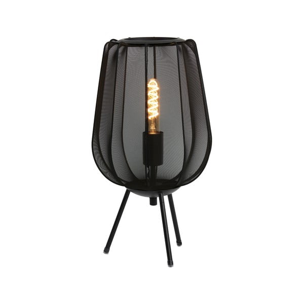 Czarna lampa stołowa (wysokość 45 cm) Plumeria – Light & Living