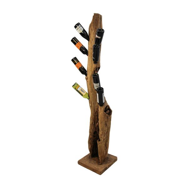 Stojak na wino z litego drewna na 8 butelek – HSM collection-image-2