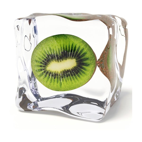 Szklany obraz Iced Kiwi, 20x20 cm