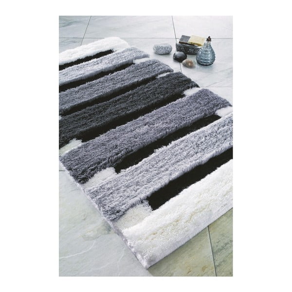 Szary dywanik łazienkowy Parsa, 60x100 cm