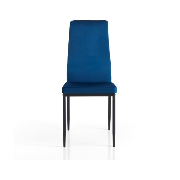 Niebieske krzesła zestaw 2 szt. z aksamitu Fefè – Tomasucci