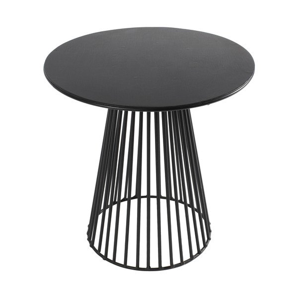 Czarny stolik Serax Bistrot Garbo, ⌀ 30 cm