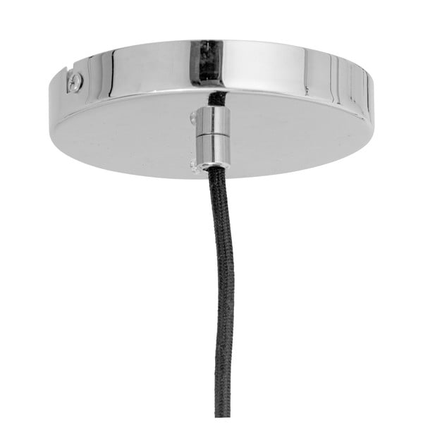 Biała lampa wisząca z tekstylnym kloszem ø 21 cm Pica – Bloomingville-image-2