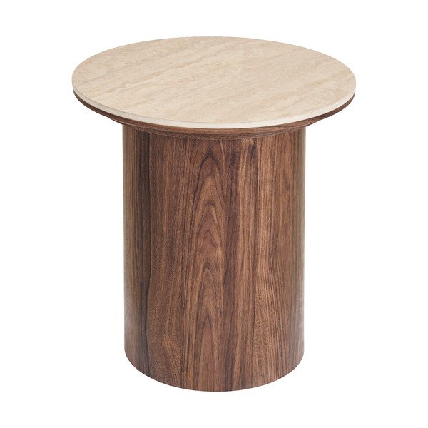 Okrągły stolik z ceramicznym blatem ø 45 cm Delphi – House Nordic