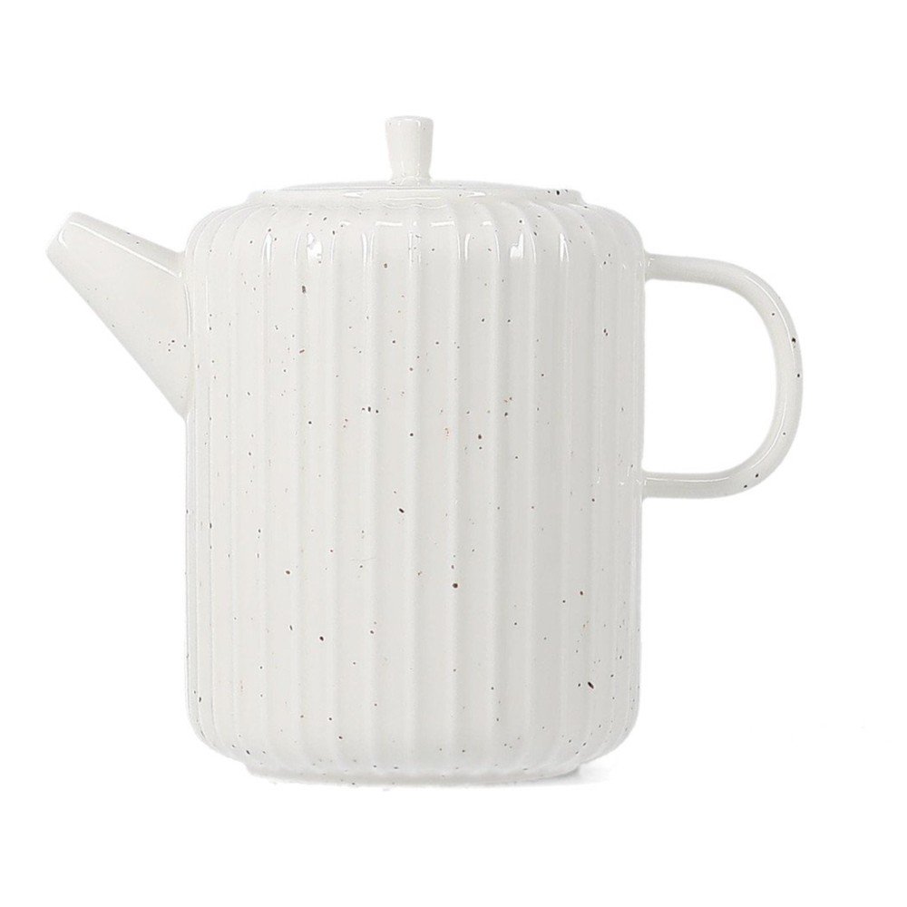 Biały dzbanek do herbaty new bone china 540 ml Ora Gloss – Salt&Pepper