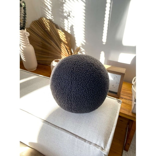 Poduszka dekoracyjna z materiału bouclé ø 25 cm Top – Mioli Decor-image-4