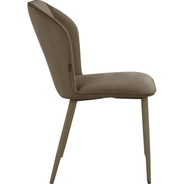 Brązowe aksamitne krzesła zestaw 2 szt. Wilma – Støraa-image-3