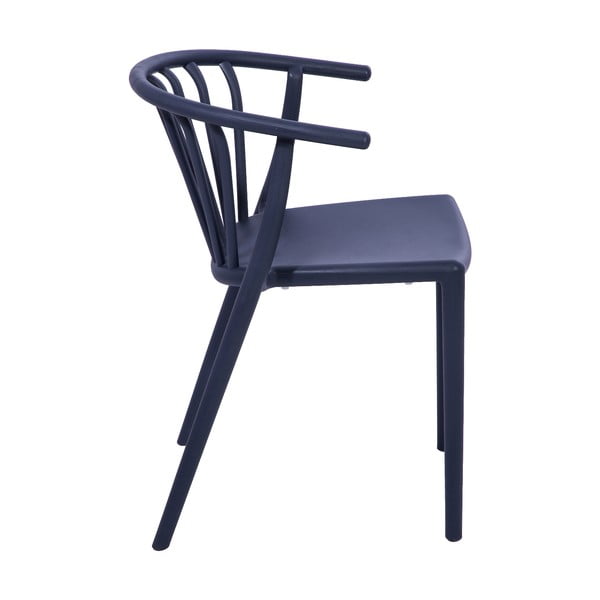 Niebieskie krzesło ogrodowe Bonami Essentials Capri-image-3