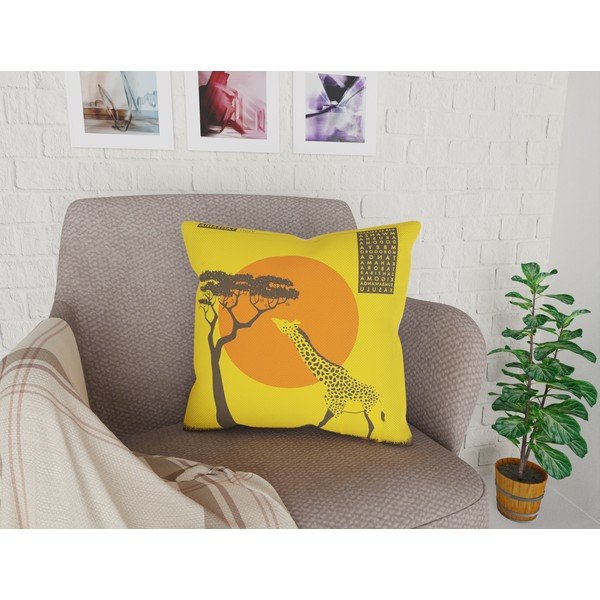 Poszewka na poduszkę Vitaus Retreno Olello, 43x43 cm-image-1