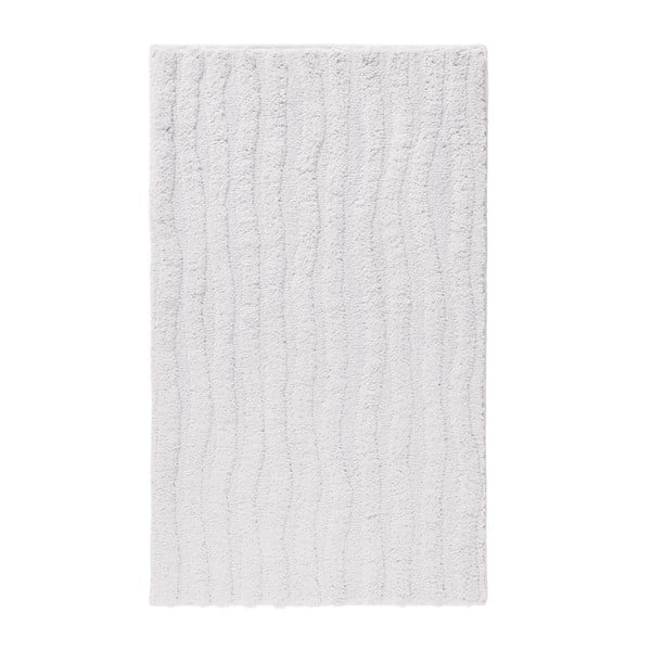 Biały dywanik łazienkowy Aquanova Taro, 60x100 cm