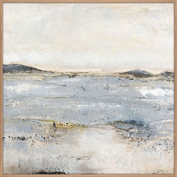 Ręcznie malowany obraz 100x100 cm Trace Of Nature – Malerifabrikken