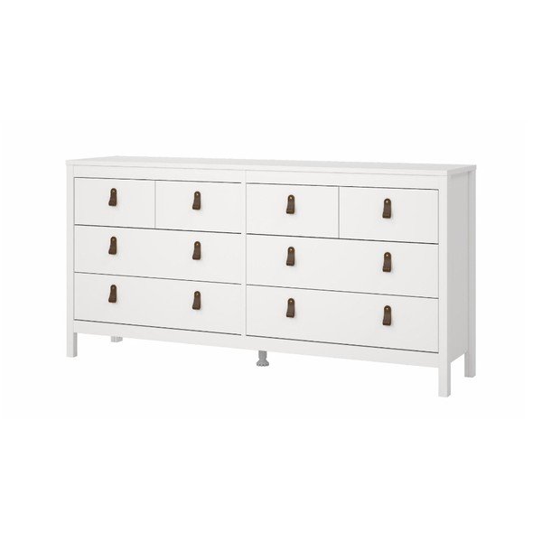 Biała niska komoda 159x80 cm Madrid – Tvilum