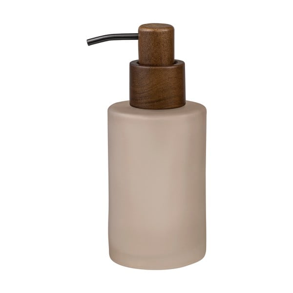 Beżowy szklany dozownik do mydła 280 ml Modest – Mette Ditmer Denmark