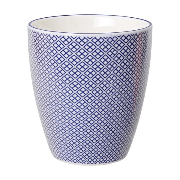Niebieski porcelanowy kubek do herbaty Tokyo Design Studio Squares