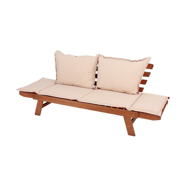 Ławka ogrodowa z drewna eukaliptusowego Garden Pleasure Fortuna-image-2