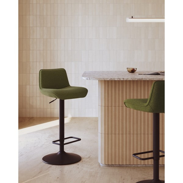 Ciemnozielone hokery zestaw 2 szt. 103 cm Zenda – Kave Home-image-1