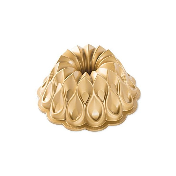 Forma na babkę w złotym kolorze Nordic Ware Crown, ⌀ 25 cm