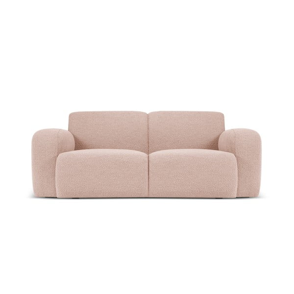 Różowa sofa z materiału bouclé 170 cm Molino – Micadoni Home