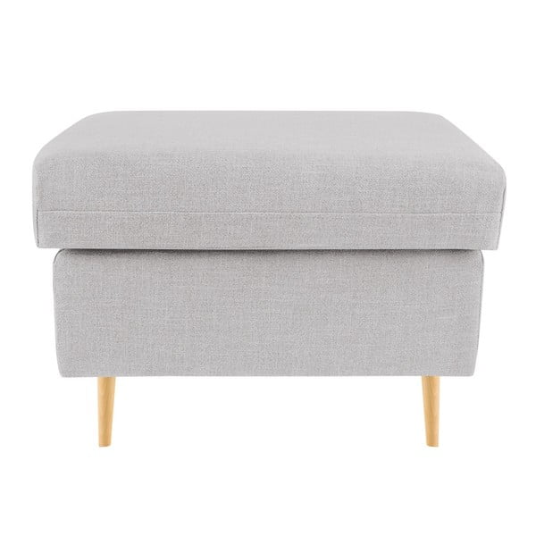 Jasnoszary podnóżek Mazzini Sofas Iris-image-1