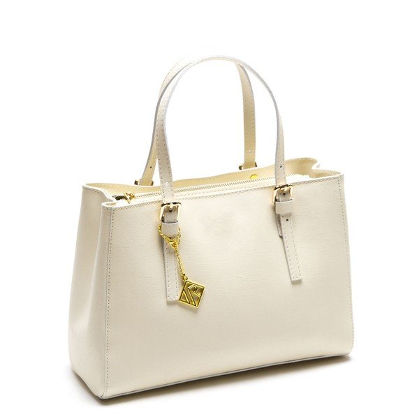 Torebka skórzana Isabella Rhea 441 Beige-image-1