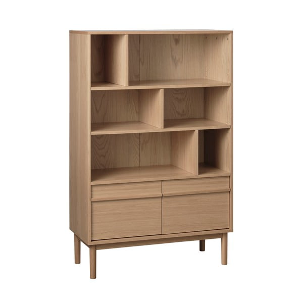 Regał w dekorze dębu 140x90 cm Ponza – Unique Furniture-image-2