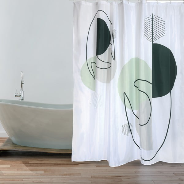 Zasłona prysznicowa 180x200 cm Minimalist – MSV-image-1