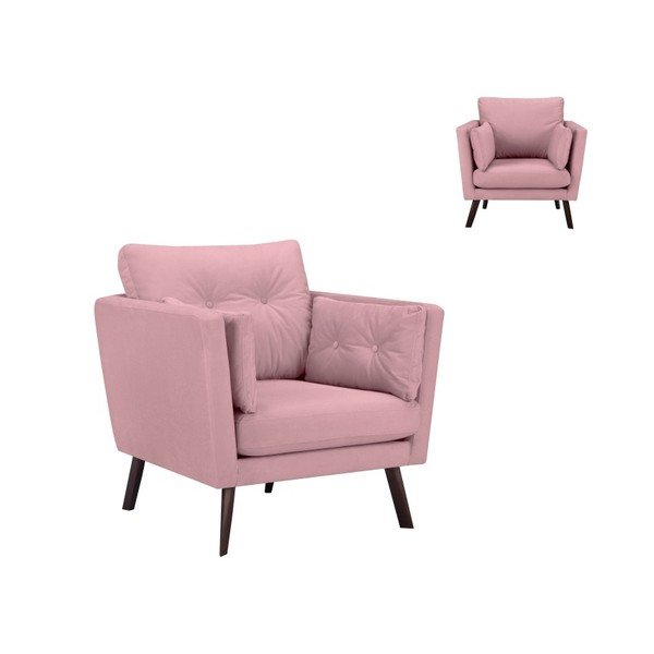 Różowy fotel Mazzini Sofas Elena-image-4