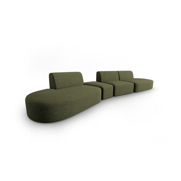 Zielona sofa 412 cm Shane – Micadoni Home-image-1