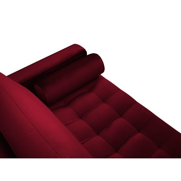 Czerwona aksamitna sofa Milo Casa Santo, 174 cm-image-4