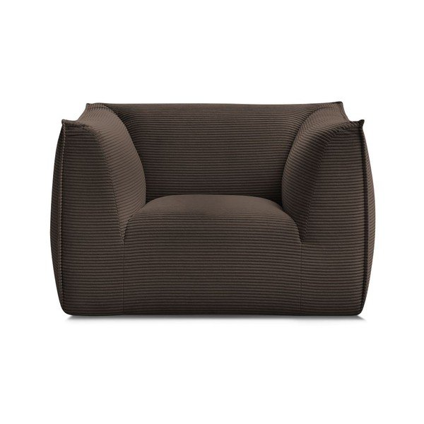 Brązowy sztruksowy fotel Giorgia – Bobochic Paris-image-2