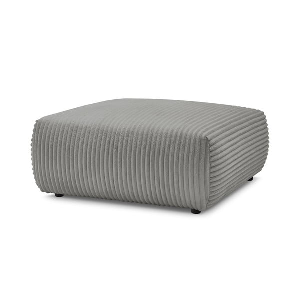 Ciemnoszary sztruksowy podnóżek Lucien – Bobochic Paris-image-3