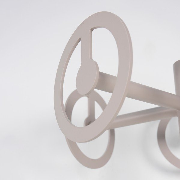 Szarobeżowy metalowy wieszak Circle – Spinder Design-image-4