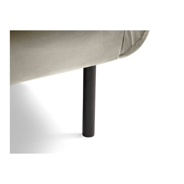 Beżowy aksamitny fotel Cosmopolitan Design Vienna-image-3