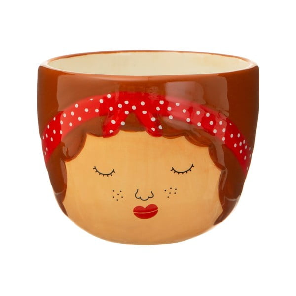 Brązowo-beżowa doniczka Sass & Belle My Kind of People Libby-image-1