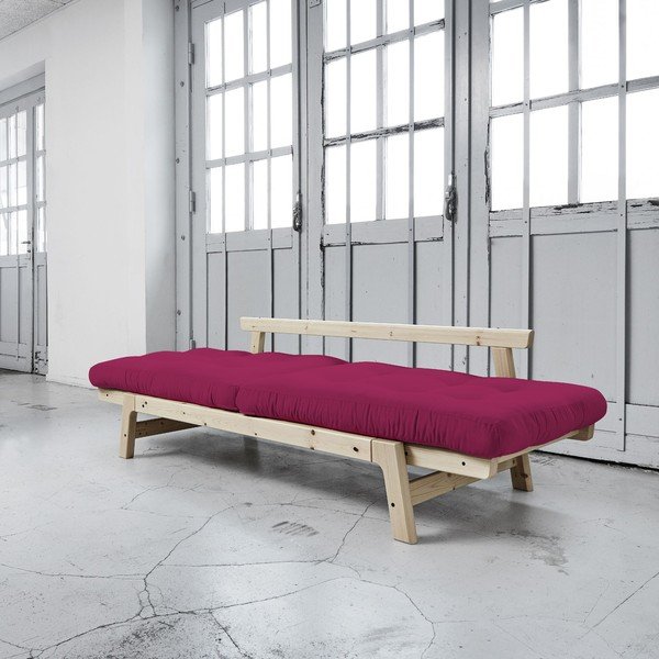 Sofa rozkładana Karup Step Natural/Pink-image-2
