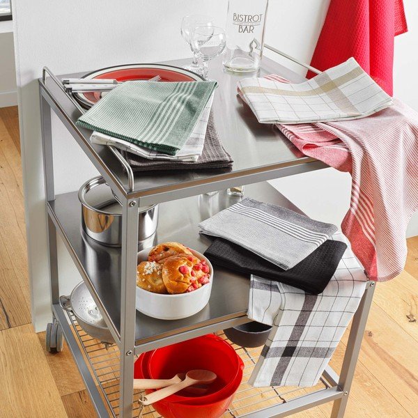 Bawełniane ścierki zestaw 3 szt. 50x70 cm Vibrato – douceur d'intérieur-image-3