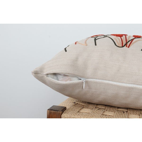 Lniana poduszka dekoracyjna 43x43 cm Straw – Mioli Decor-image-4