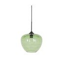 Zielona lampa sufitowa z szklanym kloszem ø 30 cm Mayson – Light & Living