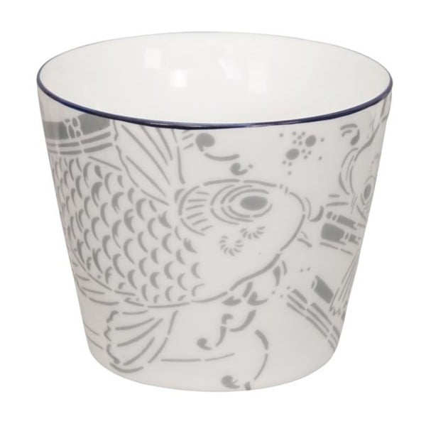 Szaro-biała filiżanka porcelanowa Tokyo Design Studio Shiki, 180 ml