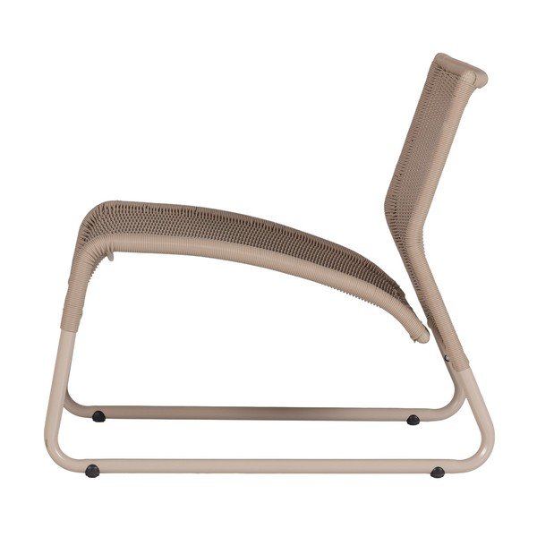 Beżowy fotel ogrodowy ze sztucznego rattanu West – WOOOD-image-3